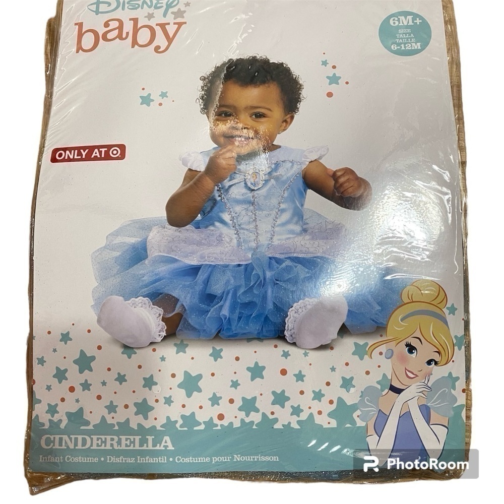 Disney Cinderella Costume Baby NEW 6-12 Months Blue Princess Parks Land World